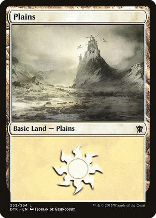 Plains (252) [Dragons of Tarkir] | The Time Vault CA