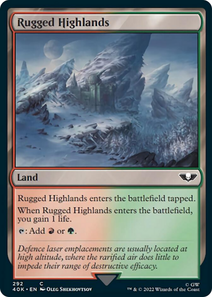 Rugged Highlands [Universes Beyond: Warhammer 40,000] | The Time Vault CA
