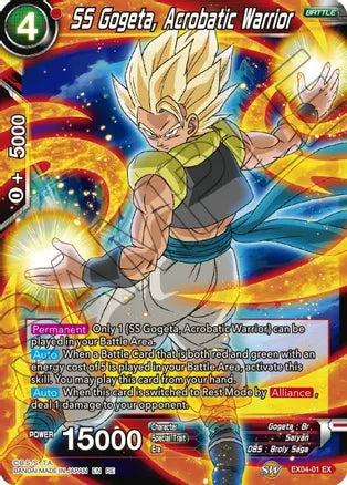 SS Gogeta, Acrobatic Warrior [EX04-01] | The Time Vault CA