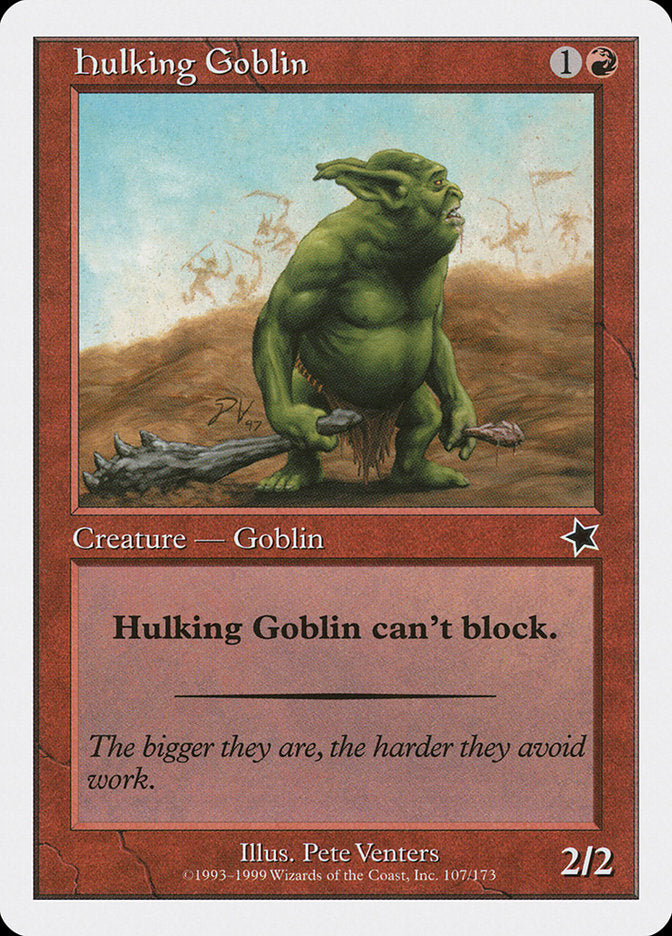 Hulking Goblin [Starter 1999] | The Time Vault CA