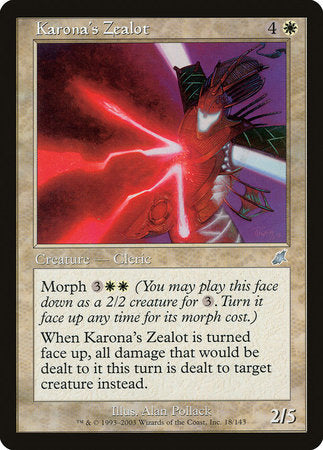 Karona's Zealot [Scourge] | The Time Vault CA