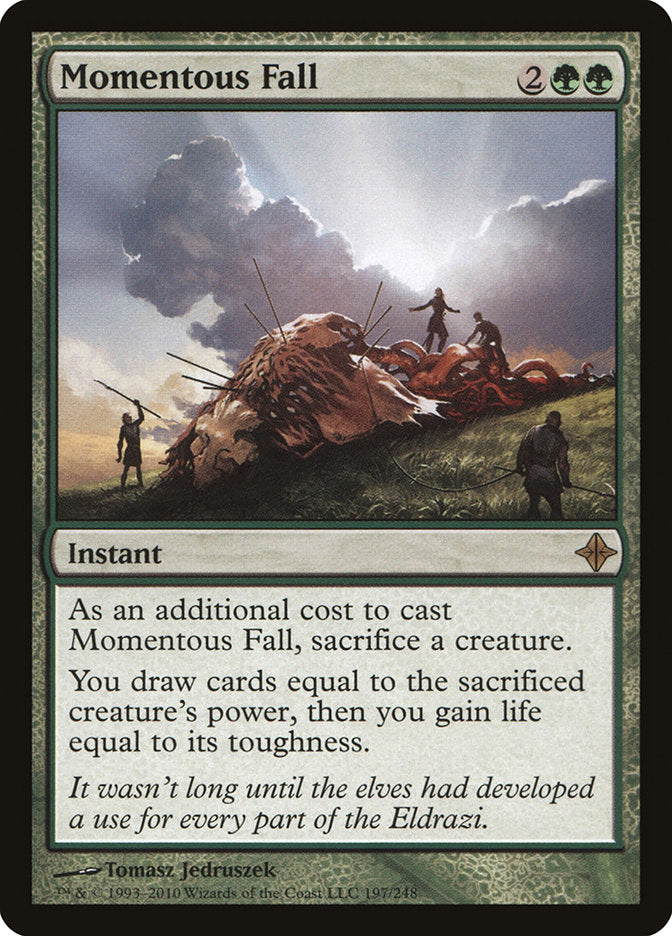 Momentous Fall [Rise of the Eldrazi] | The Time Vault CA