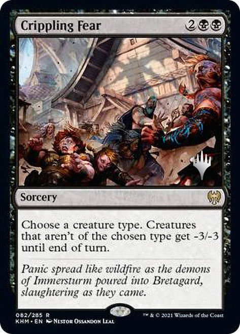 Crippling Fear [Kaldheim Promo Pack] | The Time Vault CA