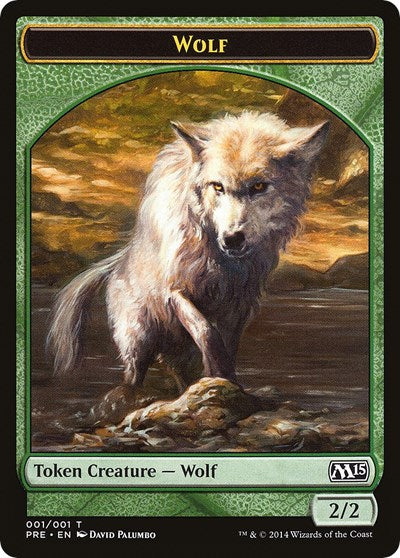 Wolf Token [Prerelease Cards] | The Time Vault CA