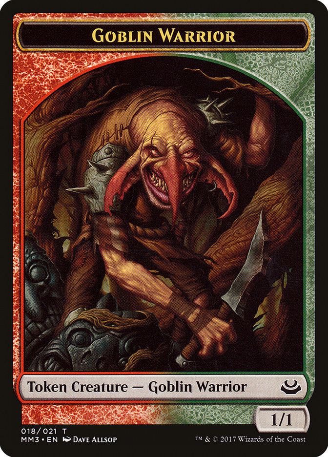 Goblin Warrior [Modern Masters 2017 Tokens] | The Time Vault CA