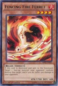 Fencing Fire Ferret [BP03-EN107] Rare | The Time Vault CA