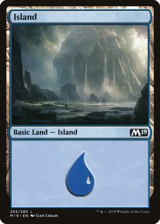 Island (265) [Core Set 2019] | The Time Vault CA