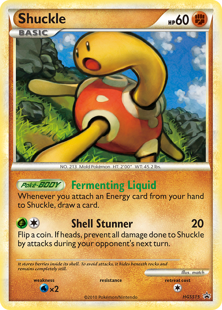 Shuckle (HGSS15) [HeartGold & SoulSilver: Black Star Promos] | The Time Vault CA