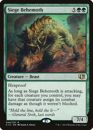 Siege Behemoth [Commander 2014] | The Time Vault CA
