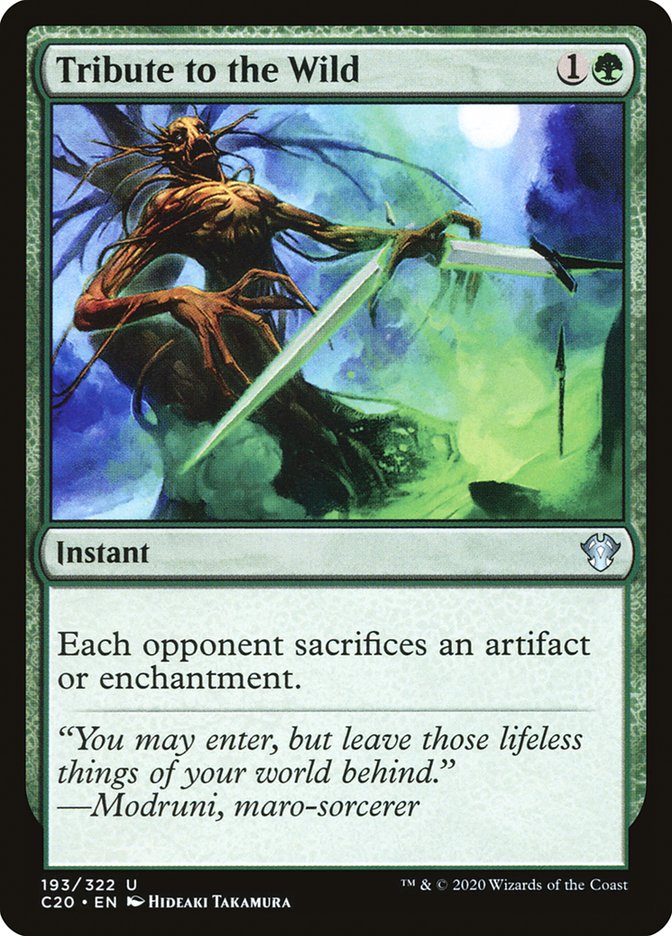 Tribute to the Wild [Commander 2020] | The Time Vault CA