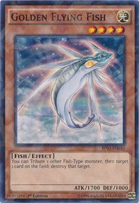 Golden Flying Fish (Shatterfoil) [BP03-EN040] Rare | The Time Vault CA