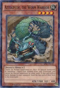 Aztekipede, the Worm Warrior (Shatterfoil) [BP03-EN041] Rare | The Time Vault CA