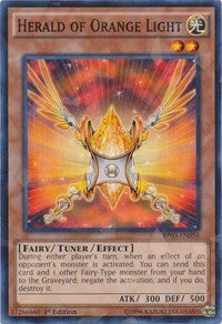 Herald of Orange Light (Shatterfoil) [BP03-EN050] Shatterfoil Rare | The Time Vault CA