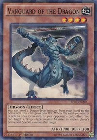 Vanguard of the Dragon (Shatterfoil) [BP03-EN060] Rare | The Time Vault CA