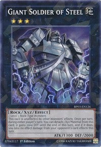 Giant Soldier of Steel (Shatterfoil) [BP03-EN126] Rare | The Time Vault CA