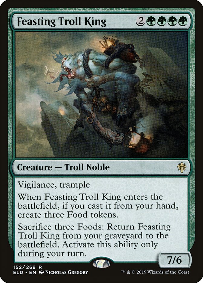 Feasting Troll King [Throne of Eldraine] | The Time Vault CA