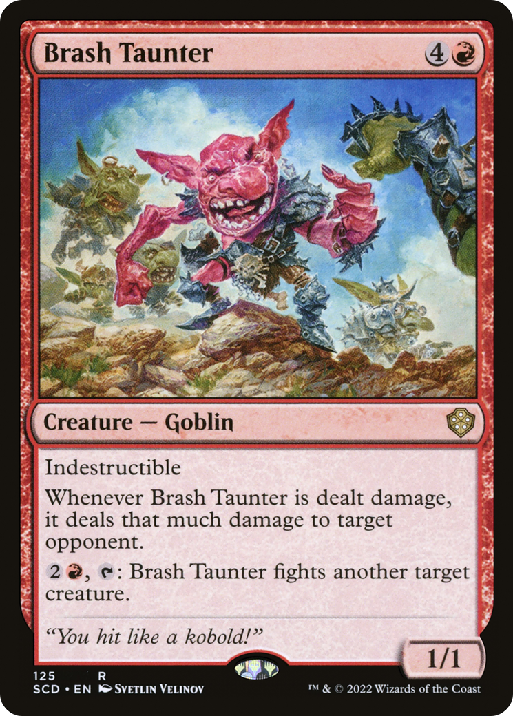 Brash Taunter [Starter Commander Decks] | The Time Vault CA