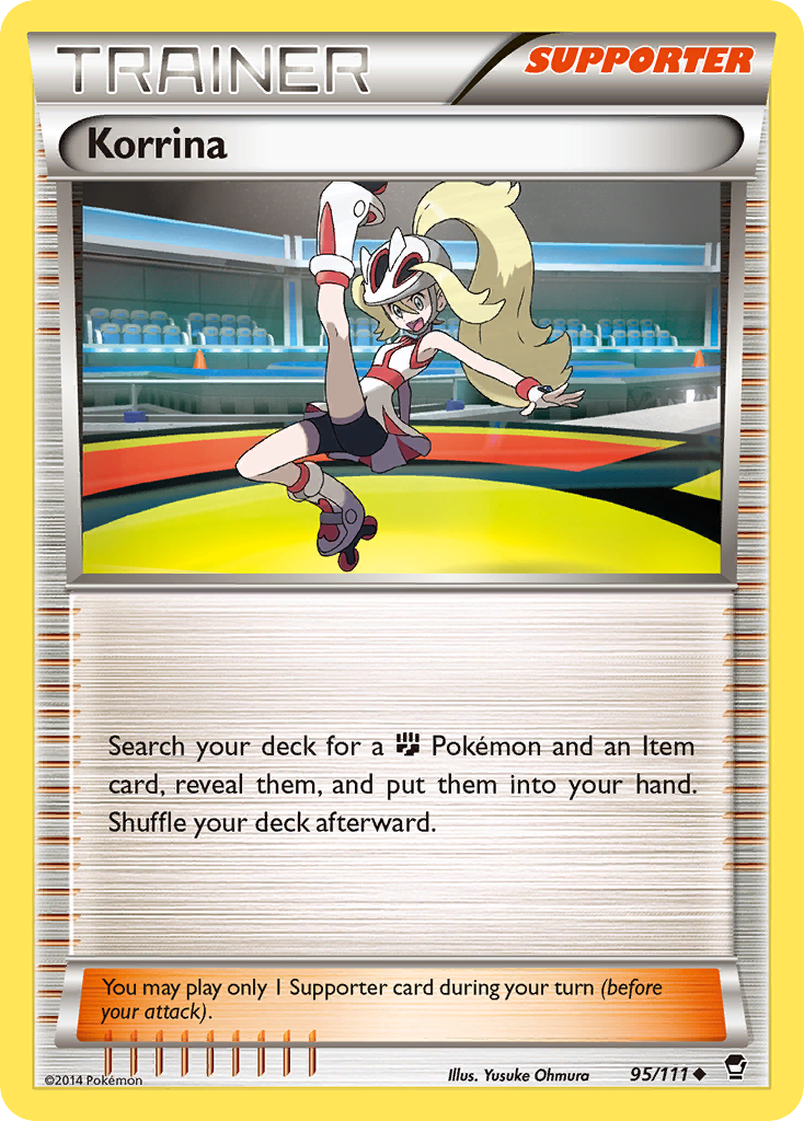 Korrina (95/111) [XY: Furious Fists] | The Time Vault CA