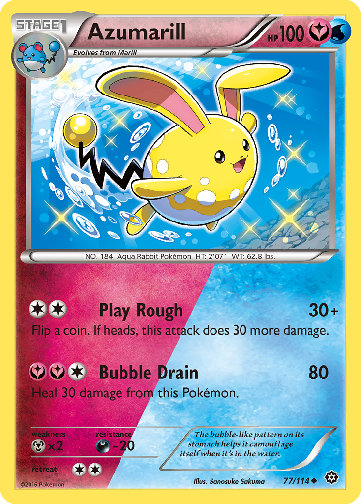 Azumarill (77/114) [XY: Steam Siege] | The Time Vault CA