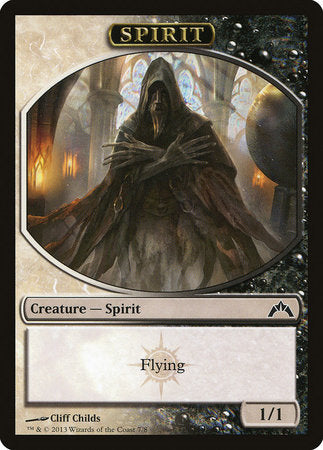 Spirit Token (Black/White) [Gatecrash Tokens] | The Time Vault CA