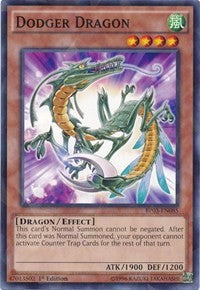 Dodger Dragon (Shatterfoil) [BP03-EN085] Rare | The Time Vault CA