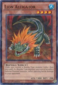 Lion Alligator (Shatterfoil) [BP03-EN089] Rare | The Time Vault CA