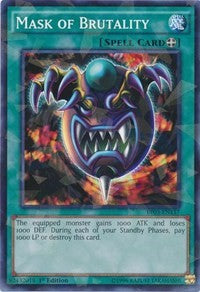 Mask of Brutality (Shatterfoil) [BP03-EN137] Common | The Time Vault CA
