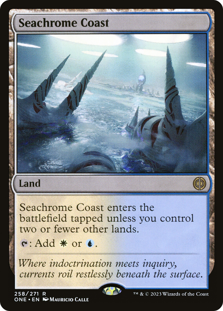 Seachrome Coast [Phyrexia: All Will Be One] | The Time Vault CA