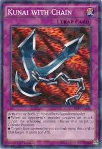 Kunai with Chain (Shatterfoil) [BP03-EN210] Common | The Time Vault CA