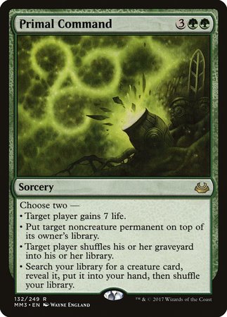 Primal Command [Modern Masters 2017] | The Time Vault CA