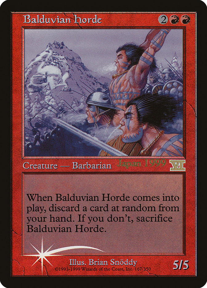 Balduvian Horde (Worlds) [World Championship Promos] | The Time Vault CA