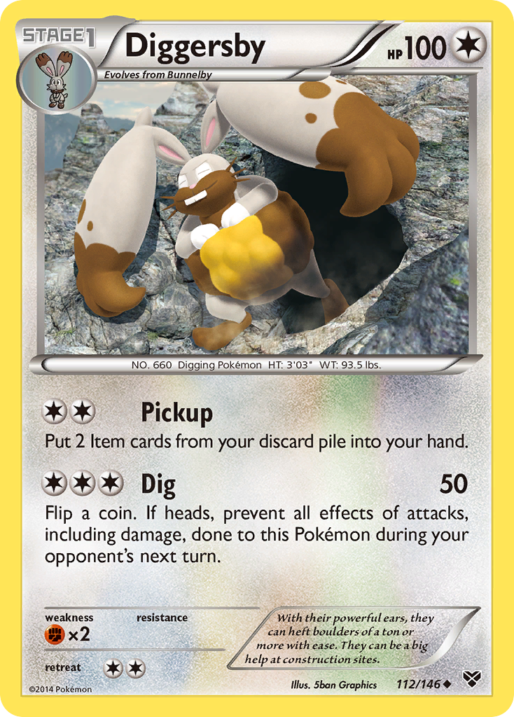 Diggersby (112/146) [XY: Base Set] | The Time Vault CA