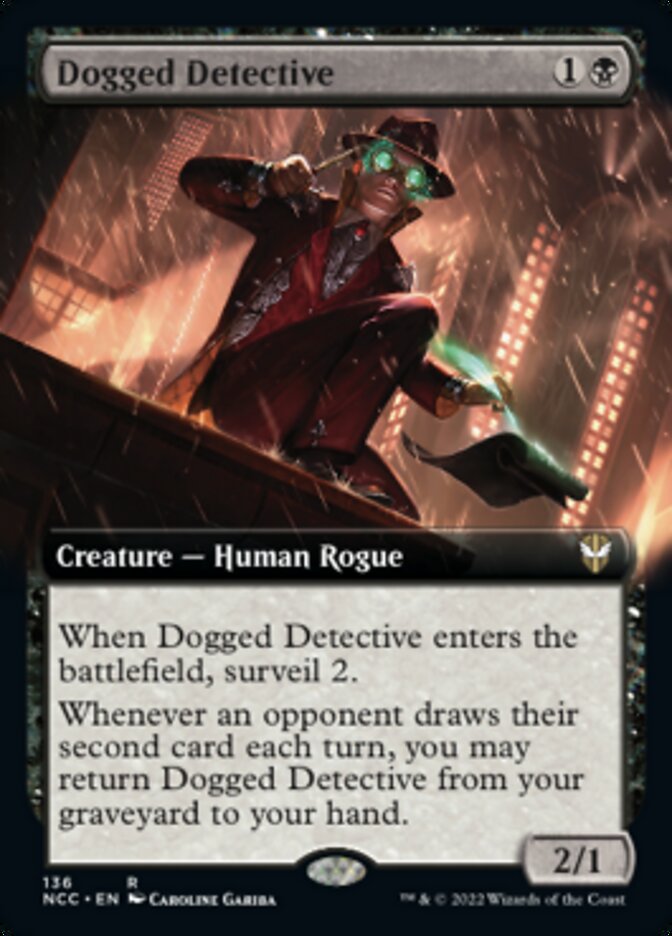 Dogged Detective (Extended Art) [Streets of New Capenna Commander] | The Time Vault CA