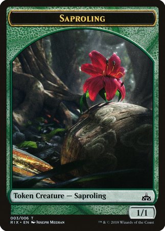 Saproling Token (003) [Rivals of Ixalan Tokens] | The Time Vault CA