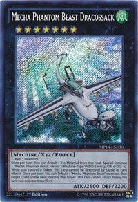 Mecha Phantom Beast Dracossack [MP14-EN030] Secret Rare | The Time Vault CA