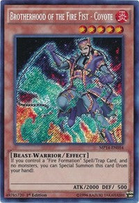 Brotherhood of the Fire Fist - Coyote [MP14-EN054] Secret Rare | The Time Vault CA