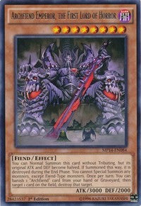 Archfiend Emperor, the First Lord of Horror [MP14-EN084] Rare | The Time Vault CA