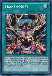 Transmodify [MP14-EN106] Secret Rare | The Time Vault CA