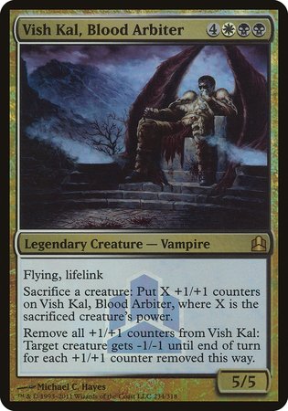 Vish Kal, Blood Arbiter (Commander Launch Promo) [Commander 2011 Launch Party] | The Time Vault CA