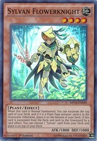 Sylvan Flowerknight [MP14-EN199] Super Rare | The Time Vault CA