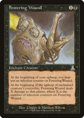 Festering Wound [Urza's Destiny] | The Time Vault CA