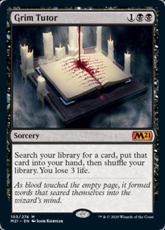 Grim Tutor [Core Set 2021] | The Time Vault CA