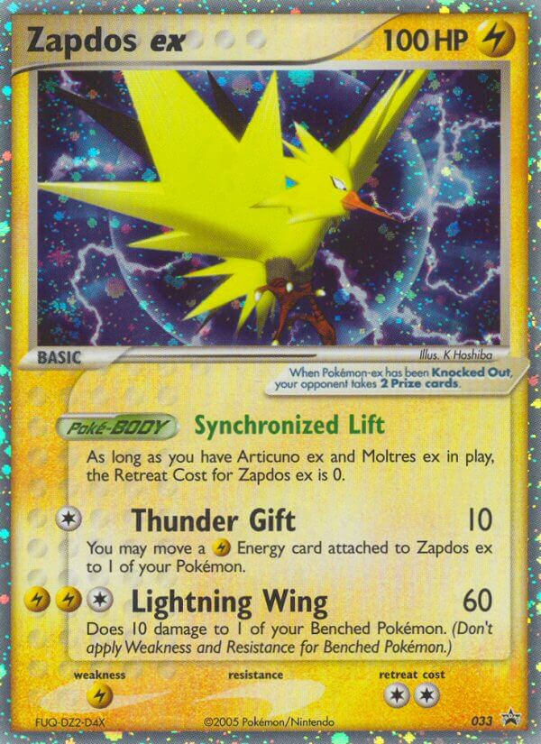 Zapdos ex (033) [Nintendo: Black Star Promos] | The Time Vault CA