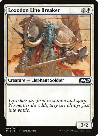 Loxodon Line Breaker [Core Set 2019] | The Time Vault CA