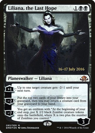 Liliana, the Last Hope [Eldritch Moon Promos] | The Time Vault CA