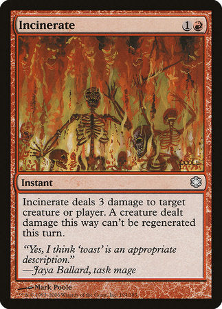 Incinerate [Coldsnap Theme Decks] | The Time Vault CA