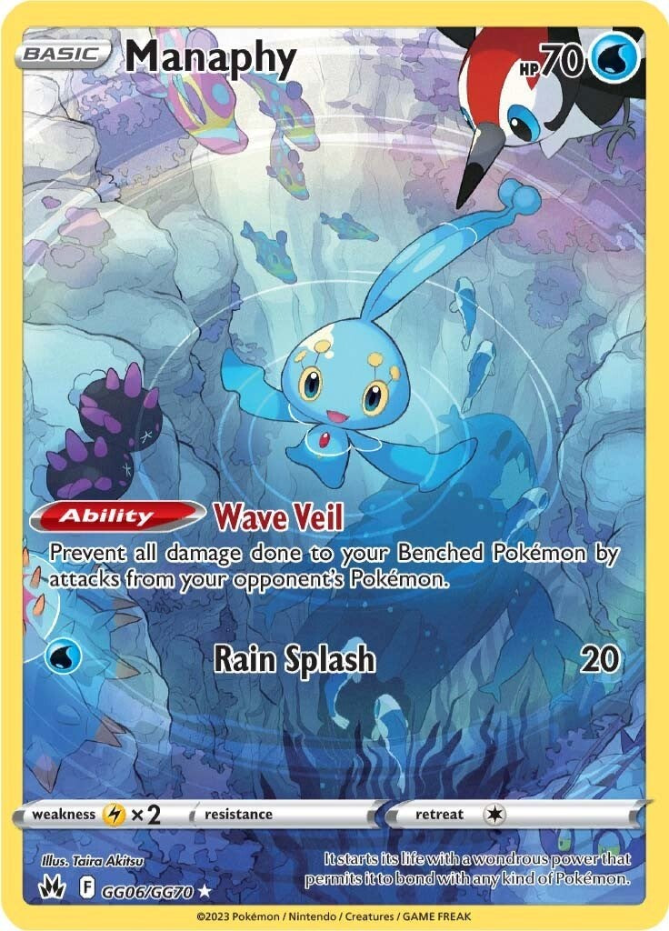 Manaphy (GG06/GG70) [Sword & Shield: Crown Zenith] | The Time Vault CA