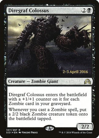 Diregraf Colossus [Shadows over Innistrad Promos] | The Time Vault CA