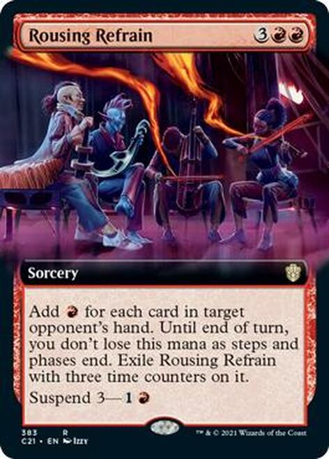 Rousing Refrain (Extended) [Commander 2021] | The Time Vault CA