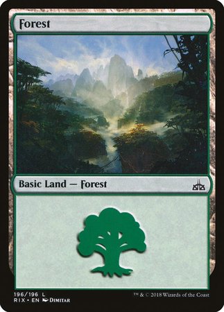 Forest [Rivals of Ixalan] | The Time Vault CA